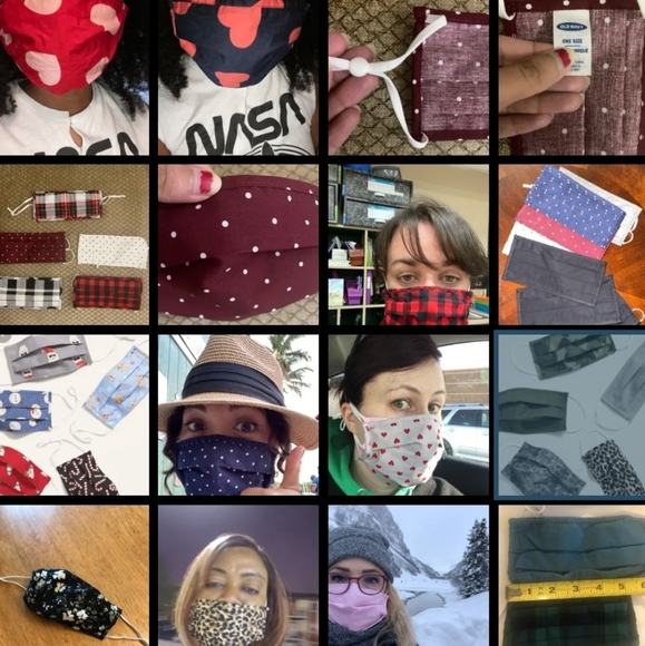 5/$16 pleated 3-layered facemasks w/ ear adjusters - Picture 15 of 16